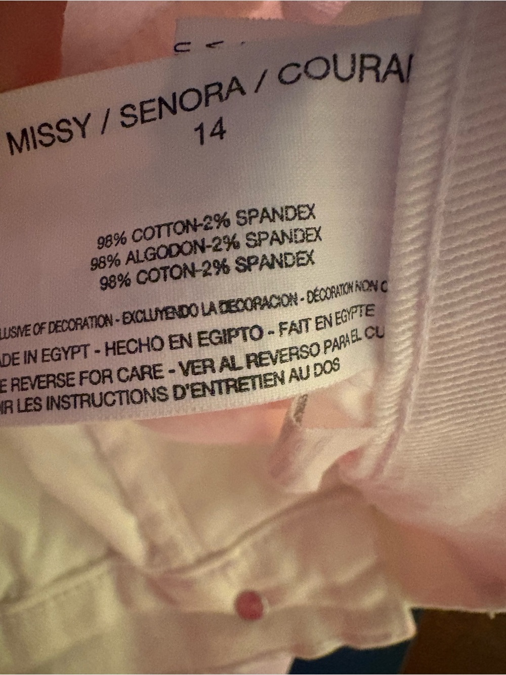 Gloria Vanderbilt White Bermuda Shorts #2010 - Picture 7 of 7